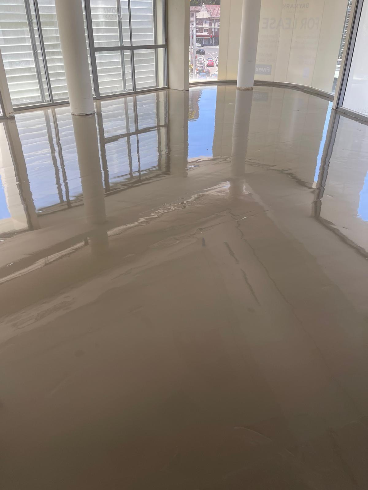 Floor Preparation Work Double Bay
